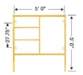 Rental store for SCAFFOLD, FRAME 5 X5 in Helena MT